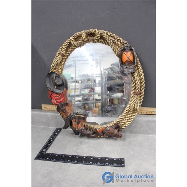 Cowboy Mirror Decor