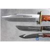 Image 8 : (2) Hunting Knives & (1) Skinning Knife (All w/Sheaths)