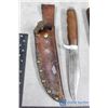 Image 2 : (2) Hunting Knives w/Sheaths