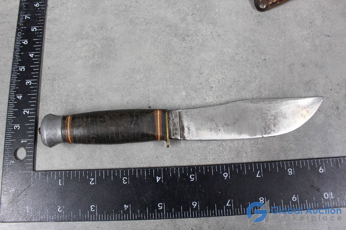 German Made Knife w/Dual Knife Sheath