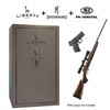 Image 1 : Gun Safe Package Liberty Colonial 50 Extreme + 270 WSM Browning X bolt + FN-9mm