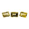 Image 1 : 24.04 ctw.Natural Emerald Cut Citrine Quartz Parcel of Three