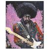 Image 1 : "Jimi" Limited Edition Giclee on Canvas by Stephen Fishwick, Numbered and Signed