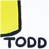 Image 2 : Todd Goldman, "BFF" Hand Signed Original Painting on Canvas with Letter of Authe