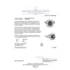 Image 5 : 2.42 ctw Princess Brilliant Green Zircon And Round Brilliant Cut Diamond Ring -
