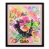 Image 1 : Nastya Rovenskaya, "Model" Framed Unique Mixed Media, Hand Signed with Letter of
