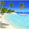 Image 2 : Dan Mackin, "Seaside Style" Framed Original Painting on Canvas, Hand Signed with