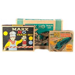 Marx HO 79542 NYC Set, 16470 Rock Island Set, 6875 NYC Set