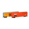 Image 2 : HO Scale - (19) Assorted Box, Stock and Refrigerator Cars