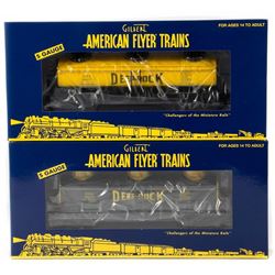 American Flyer 6-44002, 6-44003 Deep Rock 3 Dome Tank Car Set for Golden Gate American Flyer Club