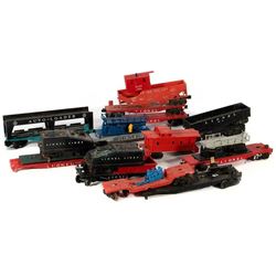 Lot of Lionel damaged items - missing parts, melted, broken, etc.