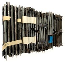 Lionel O Gauge Track (118) Straight Sections, (10) Half straight sections, (3) cut pieces