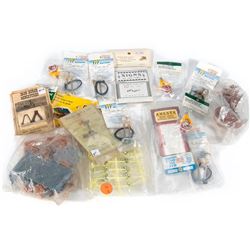 HO Accessories Lot - lamp posts, telegraph poles, etc.