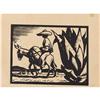 Image 4 : JERRY BYWATERS, Early Texas block print