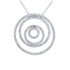 Image 1 : Natural 1.18 CTW Diamond Necklace 14K White Gold - REF-104K4R