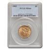 Image 1 : 1902 $5 Liberty Gold Half Eagle MS-64 PCGS