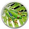 Image 1 : 2018 Cook Islands 1 oz Silver Magnificent Life (Tree Frog)