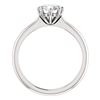Image 3 : Natural 1.07 CTW Round Cut 8 Prong Diamond Engagement Ring 18KT White Gold