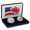 Image 1 : 2019 U.S. Mint Pride of Two Nations Limited Edition 2-Coin Set