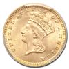 Image 2 : 1889 $1 Indian Head Gold MS-67 PCGS