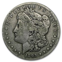 1893-CC Morgan Dollar VF