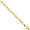 Image 1 : 14k Yellow Gold 2.40 mm Anchor Chain Bracelet - 10 in.