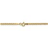 Image 2 : 14k Yellow Gold 2.40 mm Anchor Chain Bracelet - 10 in.