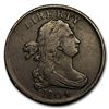 Image 1 : 1804 Half Cent Plain 4 Stemless VF