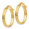 Image 2 : 14k Gold 16 mm Hoop Earrings