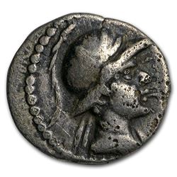 Bactria, Eucratides Silver AR Obol (171-135 BC) Fine