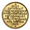 Image 2 : (1720) German State Nurnberg Gold Medallic Ducat MS-62 PCGS