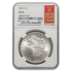 1882-CC Morgan Dollar MS-65 NGC