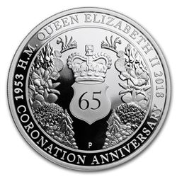 2018 Australia 1 oz Silver 65th Anniversary of the Coronation Prf