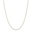 Image 1 : 14k Gold .7 mm Cable Chain Necklace - 16 in.
