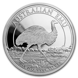 2018 Australia 1 oz Silver Emu Proof