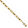 Image 1 : 14k Yellow Gold Polished Link Bracelet - 7.5 in.