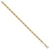 Image 2 : 14k Yellow Gold Polished Link Bracelet - 7.5 in.