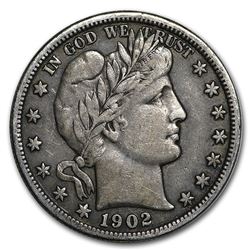 1902-O Barber Half Dollar XF