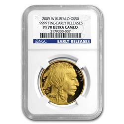 2009-W 1 oz Proof Gold Buffalo PF-70 NGC (ER)