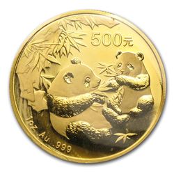 2006 China 1 oz Gold Panda BU (Sealed)