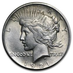 1921 Peace Dollar BU (High Relief)