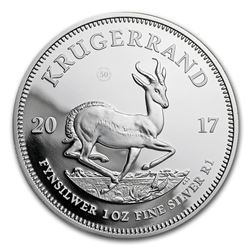 2017 South Africa 1 oz Silver Krugerrand Proof