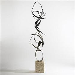 Beverly Pepper  Wind Totem 1962 steel, carved