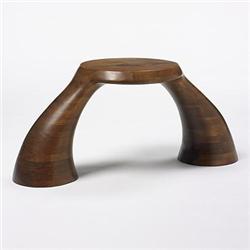 Marc Levin occasional table USA, 1980 carved