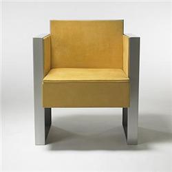 George Plackle armchair Belgium, c. 1935 enam