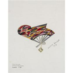 Giacomo Balla untitled (Futurist Fan) Italy,