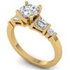 Image 2 : 1.69 ctw Certified VS/SI Diamond Solitaire Ring 14k Yellow Gold - REF-343X6A