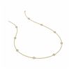 Image 2 : 2.25 ctw Diamond Station Necklace 18K Yellow Gold - REF-355H5R