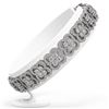 Image 2 : 12 ctw Diamond Designer Bracelet 18K White Gold - REF-840G2W