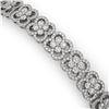 Image 3 : 12 ctw Diamond Designer Bracelet 18K White Gold - REF-840G2W